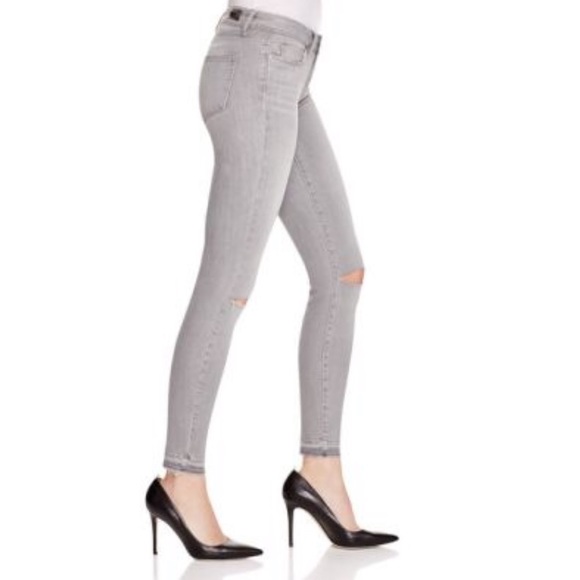 NWT Paige Verdugo Ultra Skinny Destructed Jeans - Picture 4 of 7